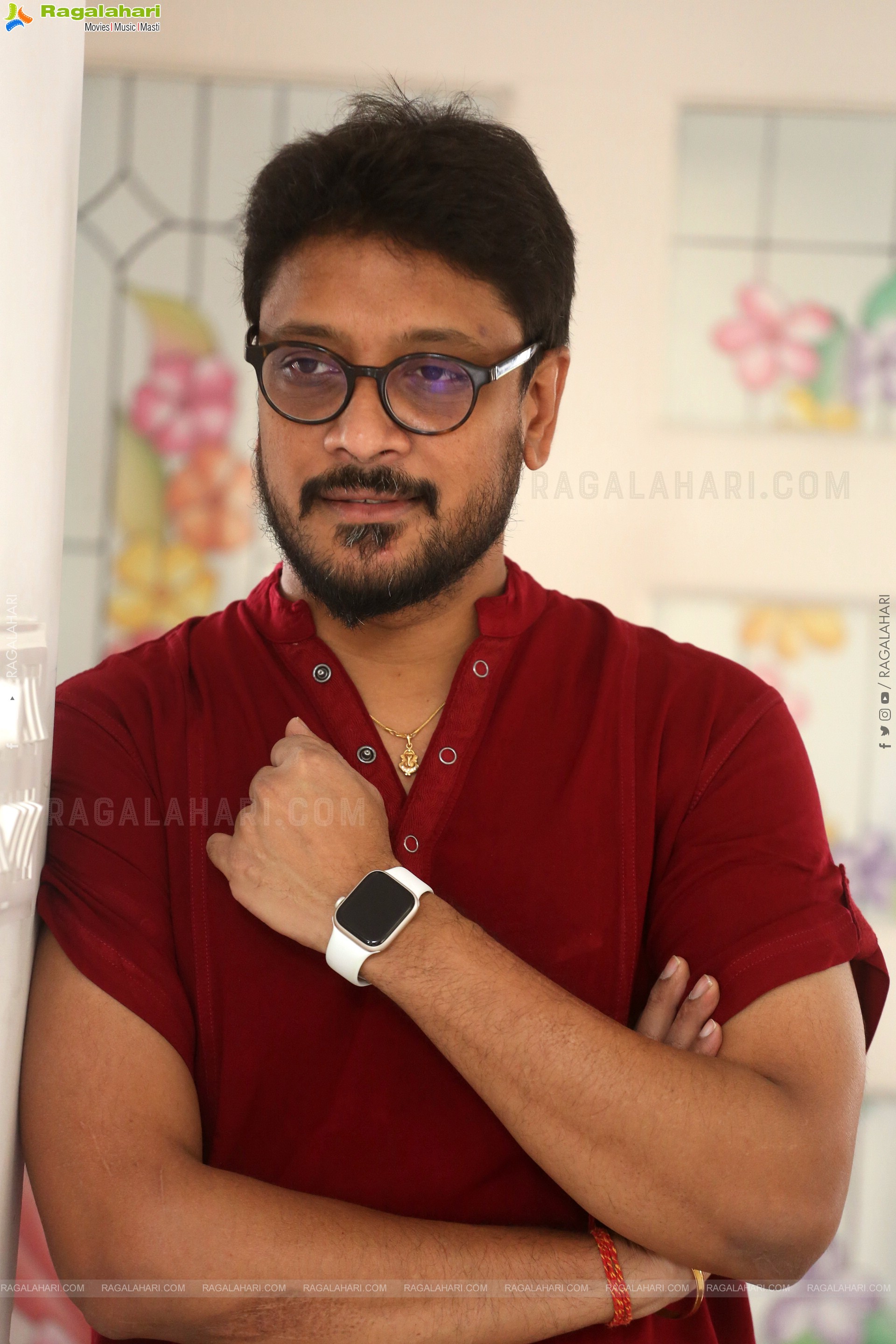 Srikanth Vissa at Ravanasura Interview, HD Gallery