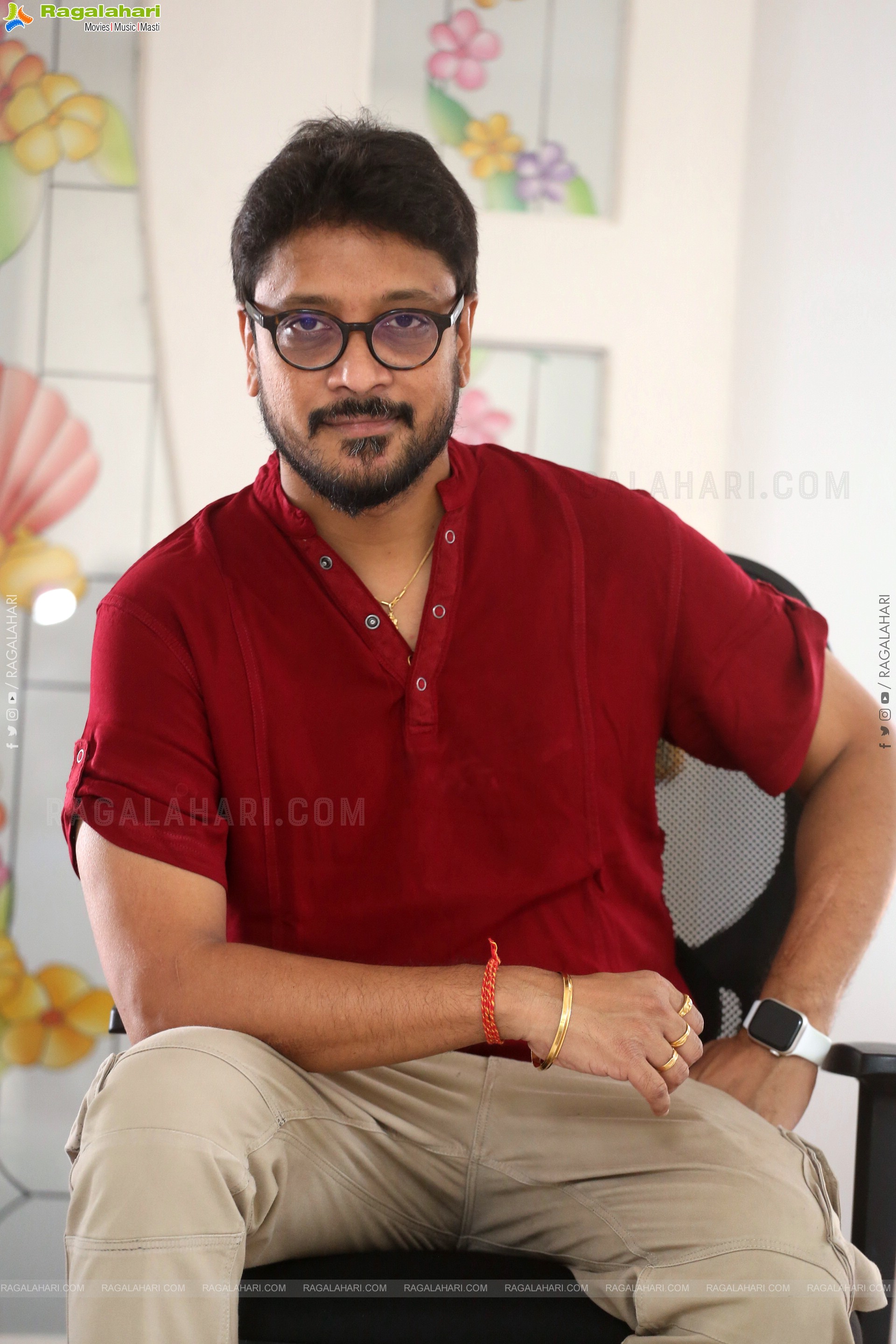 Srikanth Vissa at Ravanasura Interview, HD Gallery