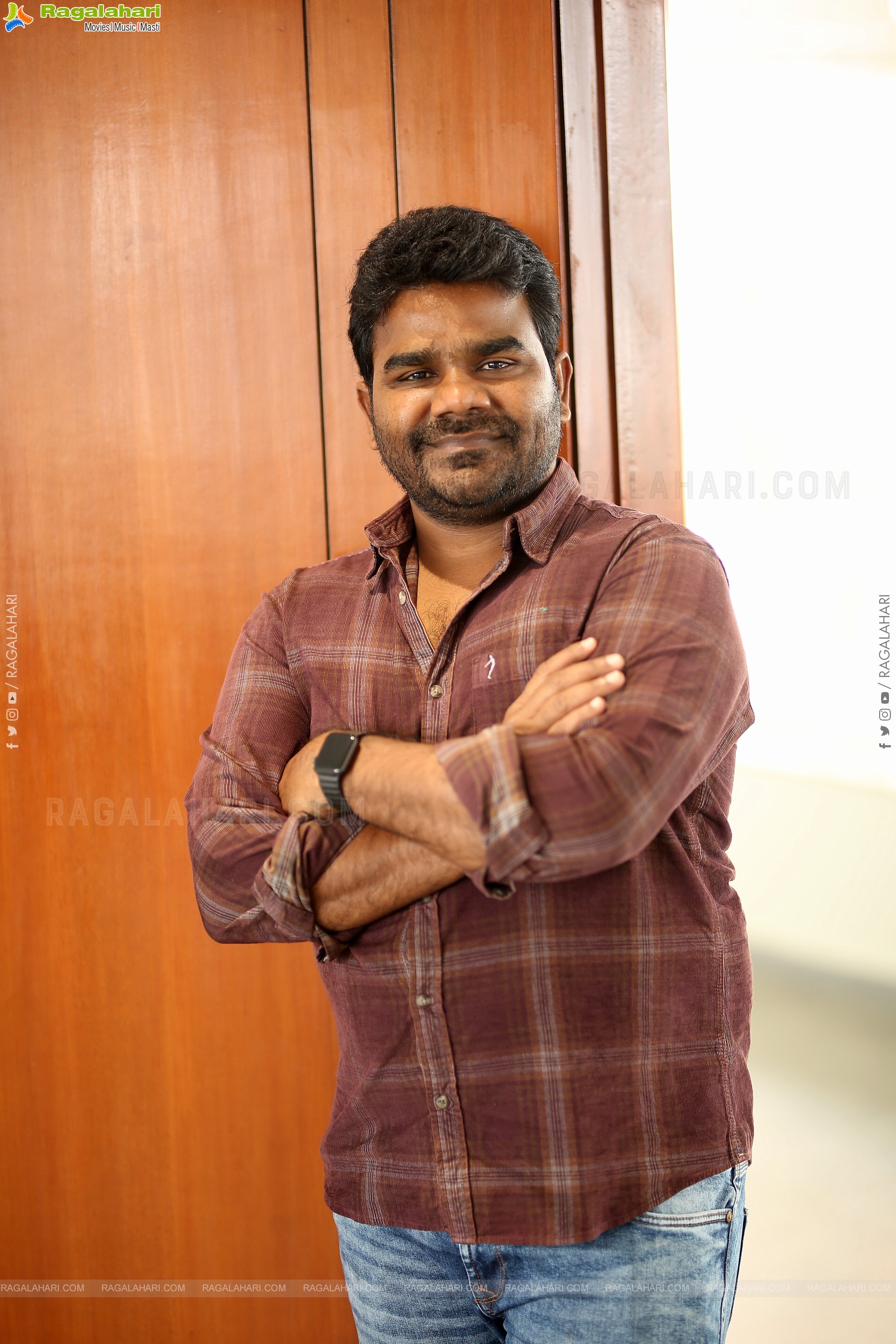 Director Venu at Balagam Interview, HD Gallery