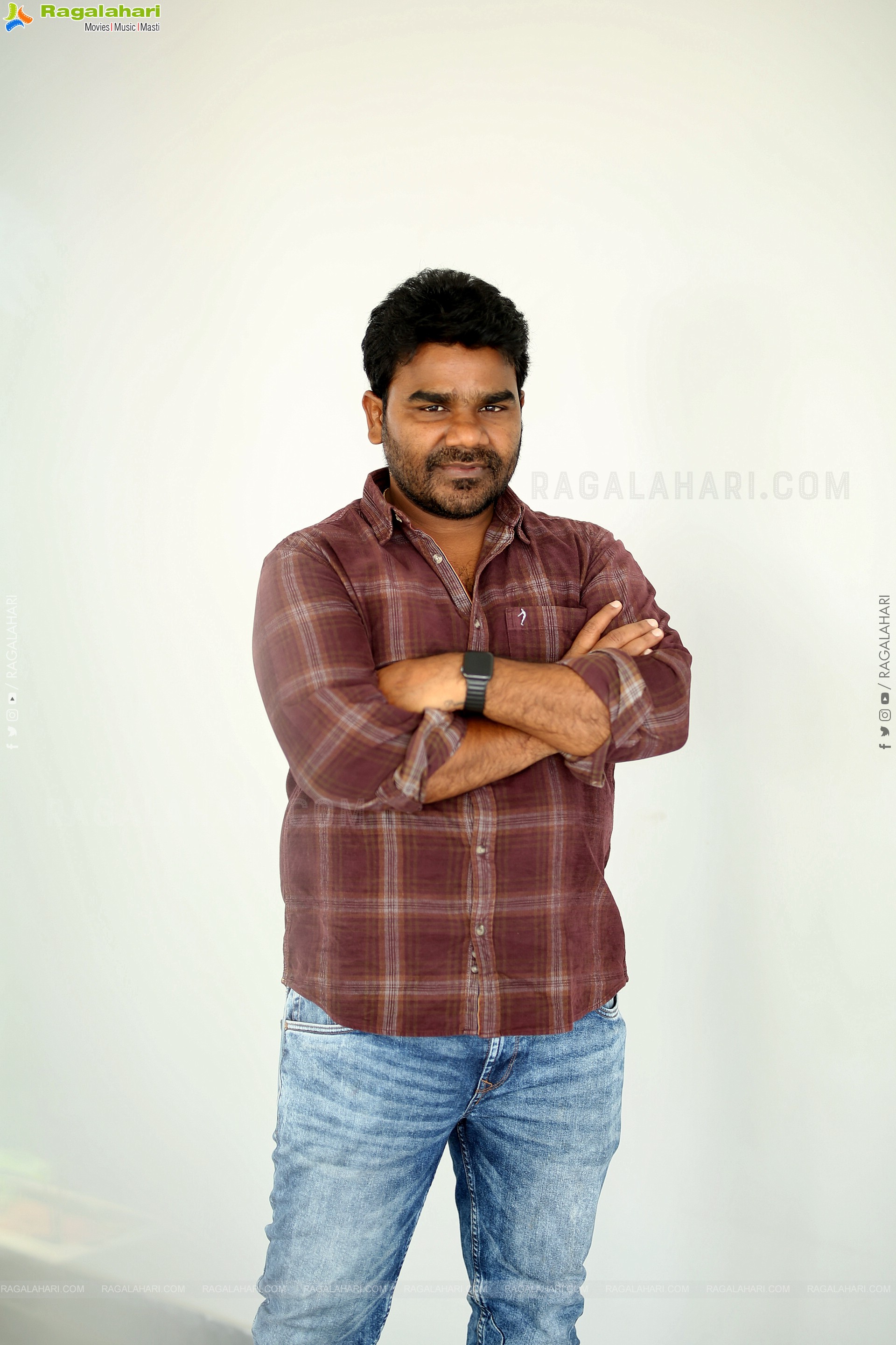 Director Venu at Balagam Interview, HD Gallery