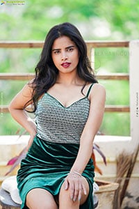 Shree Pooja Vishwakarma Green Mini Dress