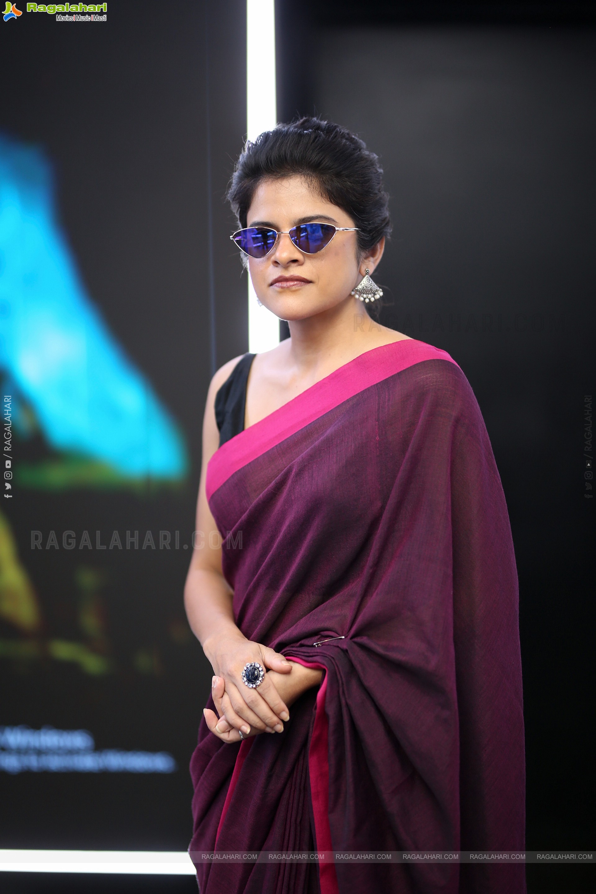 Maya Krishnan at Fighter Raja Movie Teaser Launch, HD Gallery