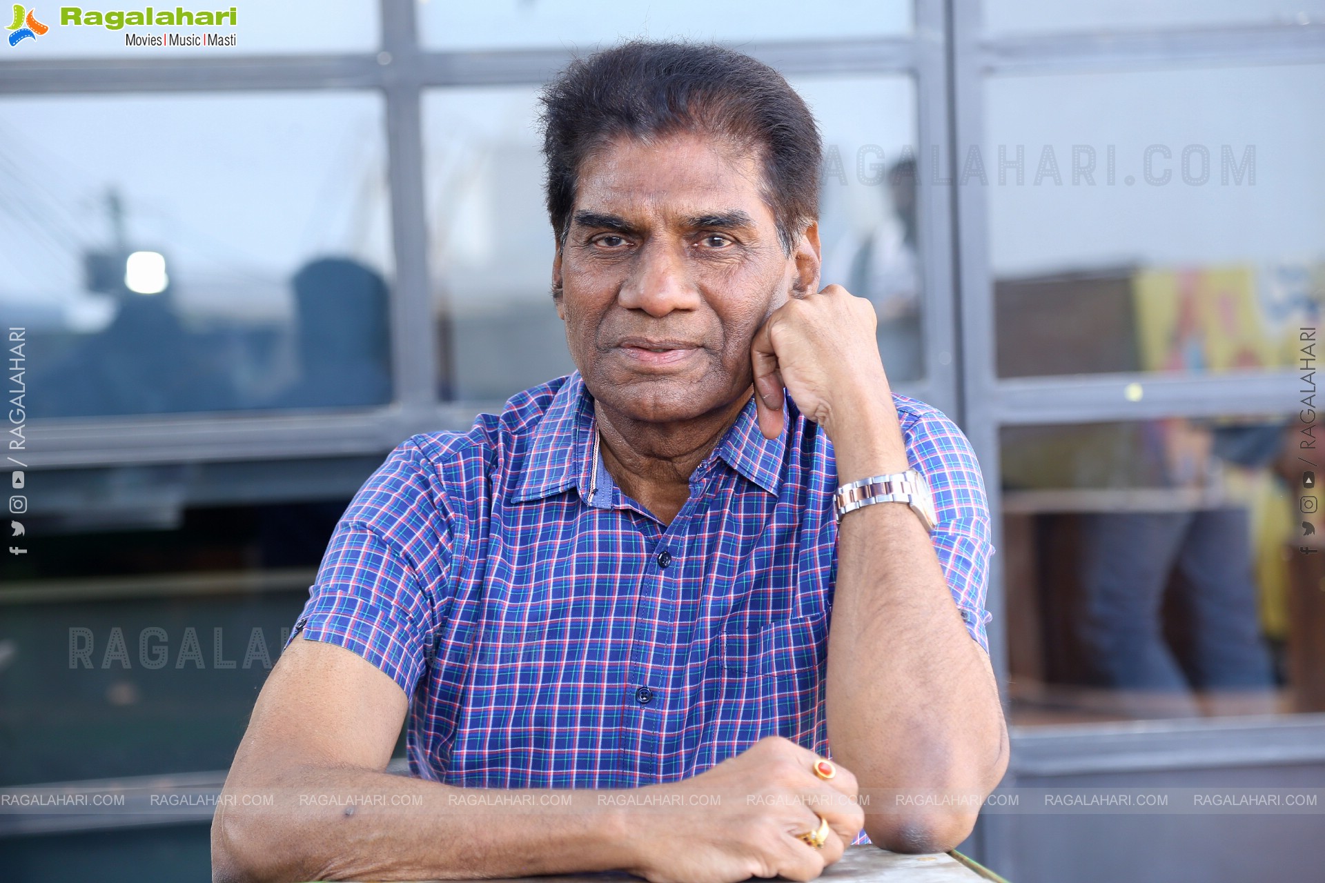 Producer K.K. Radhamohan at Bhimaa Movie Interview, HD Gallery