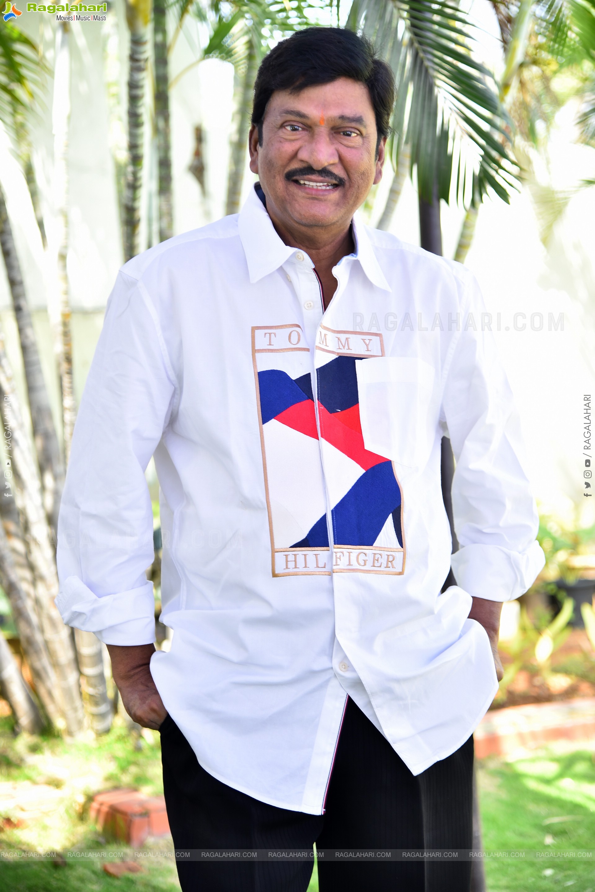 Rajendra Prasad at Robinhood Interview, HD Gallery