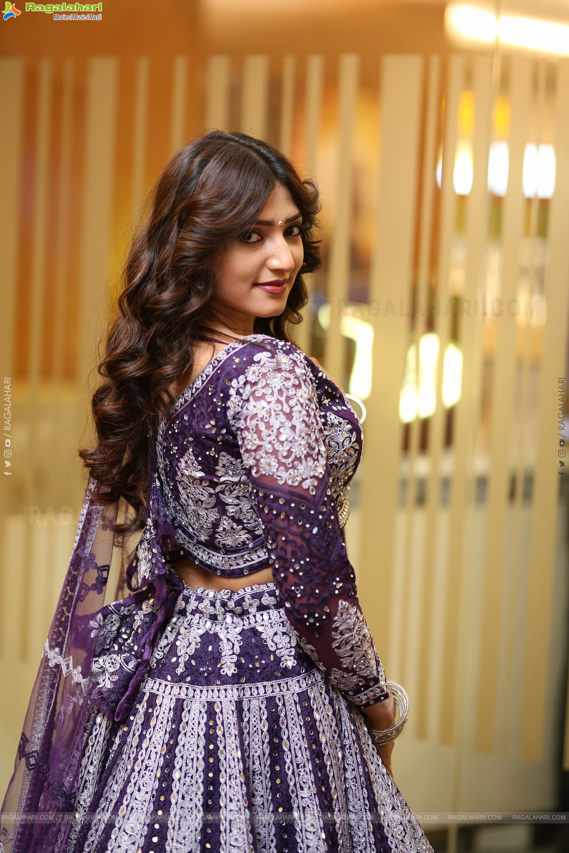 Vihanshi Hegde at O Andala Rakshasi Pre Release Event, HD Gallery