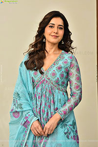 Raashi Khanna at Ustaad Bhagat Singh Interview, HD Gallery 