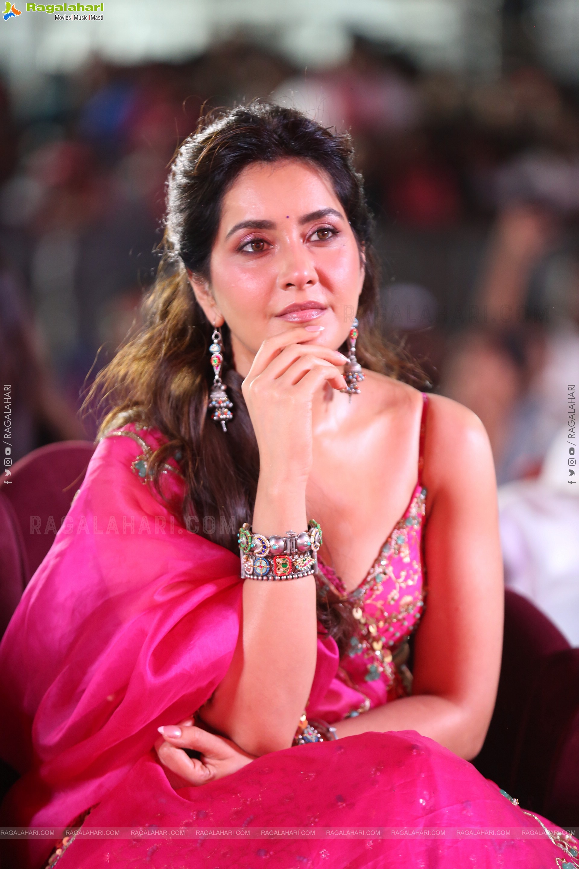Raashi Khanna at Ustaad Bhagat Singh Prerelease Event, HD Gallery