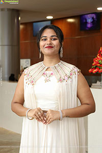 Yashaswi Shetty in Beautiful White Dress