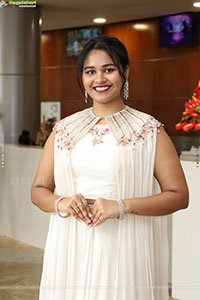 Yashaswi Shetty in Beautiful White Dress