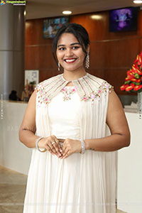 Yashaswi Shetty in Beautiful White Dress