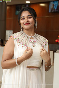 Yashaswi Shetty in Beautiful White Dress