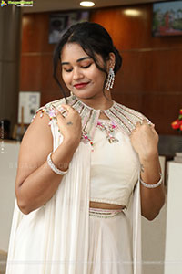 Yashaswi Shetty in Beautiful White Dress