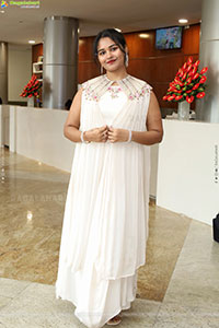 Yashaswi Shetty in Beautiful White Dress