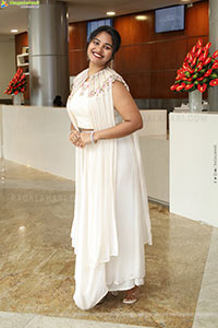 Yashaswi Shetty in Beautiful White Dress