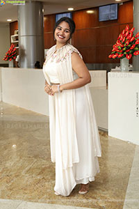 Yashaswi Shetty in Beautiful White Dress