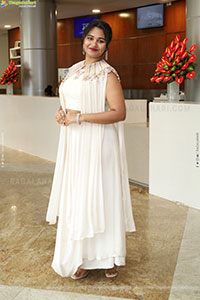 Yashaswi Shetty in Beautiful White Dress