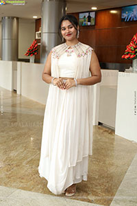 Yashaswi Shetty in Beautiful White Dress