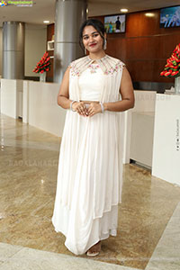 Yashaswi Shetty in Beautiful White Dress