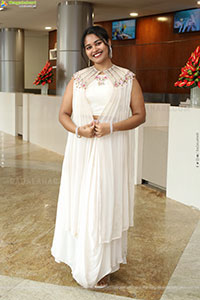 Yashaswi Shetty in Beautiful White Dress