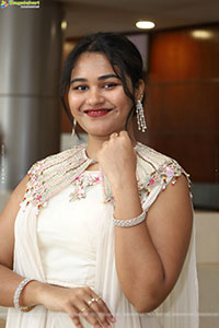 Yashaswi Shetty in Beautiful White Dress