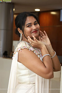 Yashaswi Shetty in Beautiful White Dress