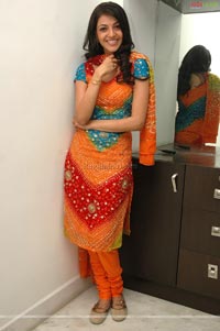 Kajal Aggarwal in Bandhani Dress