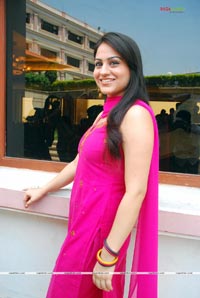 Aksha at Adi Nuvve Logo Launch