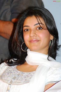 Kajal Expressions at Bheemili Audio Release