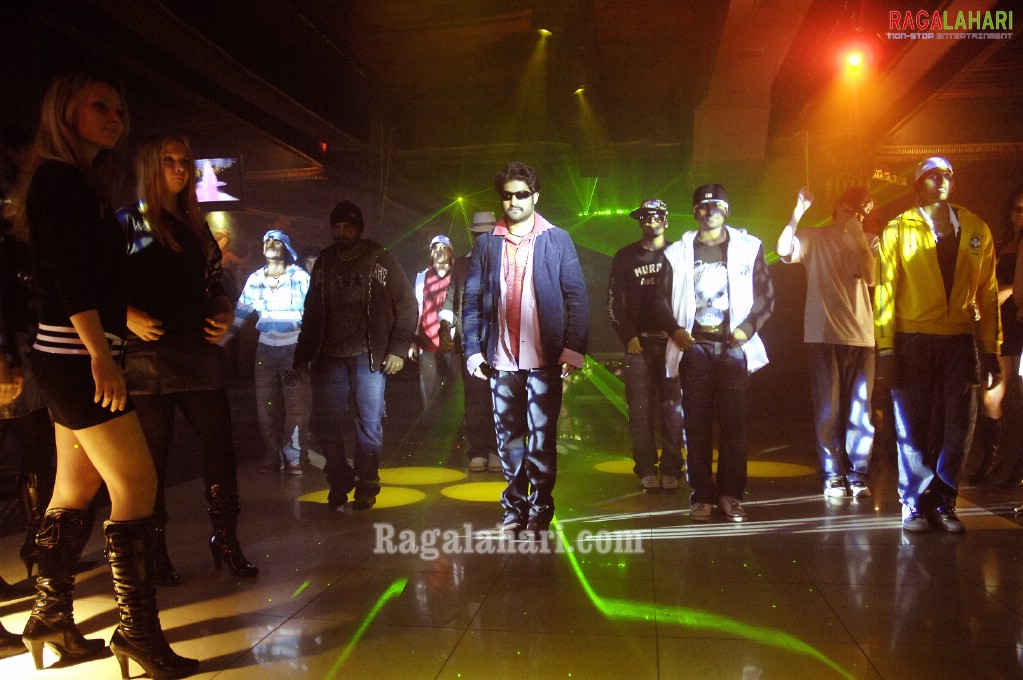 NTR Stills From Shiva Shambo Song in Adurs