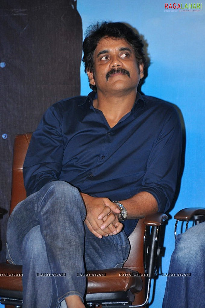 Nagarjuna at 100% Love Success Meet