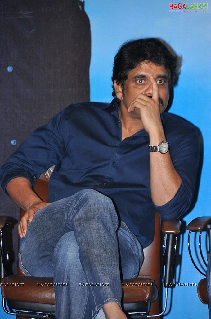 Nagarjuna at 100% Love Success Meet