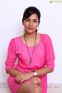 Beautiful Shraddha Das in a Pretty Pink Frock