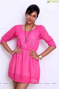 Beautiful Shraddha Das in a Pretty Pink Frock