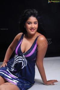 Beautiful Soumya in Sleeveless Frock