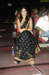 Deeksha Seth in Black Saree at UKUP Audio Release Function