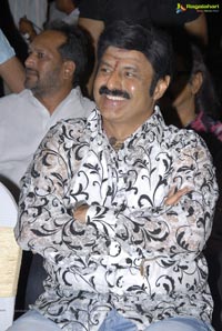 Balakrishna at Adhinayakudu Triple Platinum Disc Function