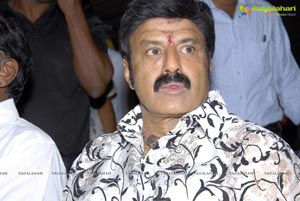 Balakrishna at Adhinayakudu Triple Platinum Disc Function