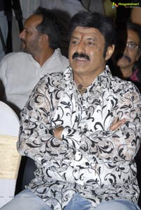 Balakrishna at Adhinayakudu Triple Platinum Disc Function