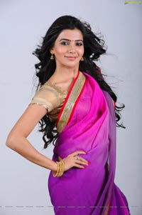 Samantha in Pink Saree