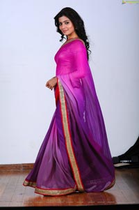 Samantha in Pink Saree