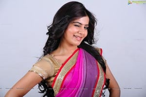 Samantha in Pink Saree