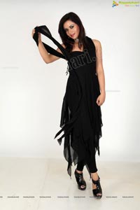 Sunita Rana in Black Designer Dress