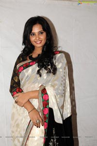 Aarushi in White Saree