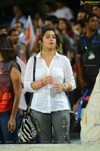 Charmi at Hyderabad IPL Cricket Match