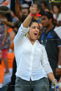 Charmi at Hyderabad IPL Cricket Match