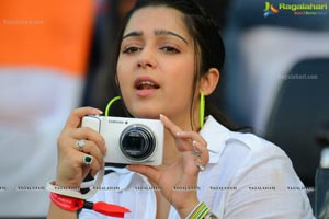 Charmi at Hyderabad IPL Cricket Match