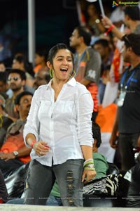 Charmi at Hyderabad IPL Cricket Match