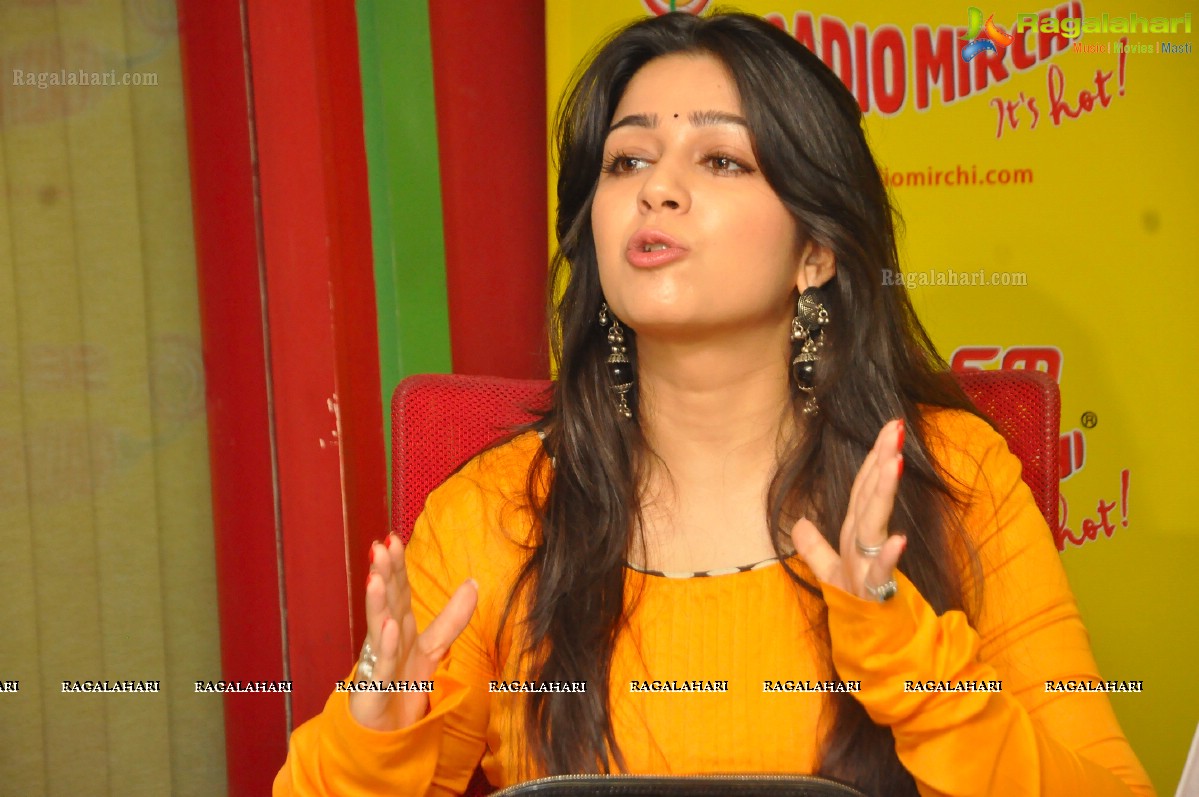 Charmme at Radio Mirchi for Prema Oka Maikam Audio Release, Photo Gallery