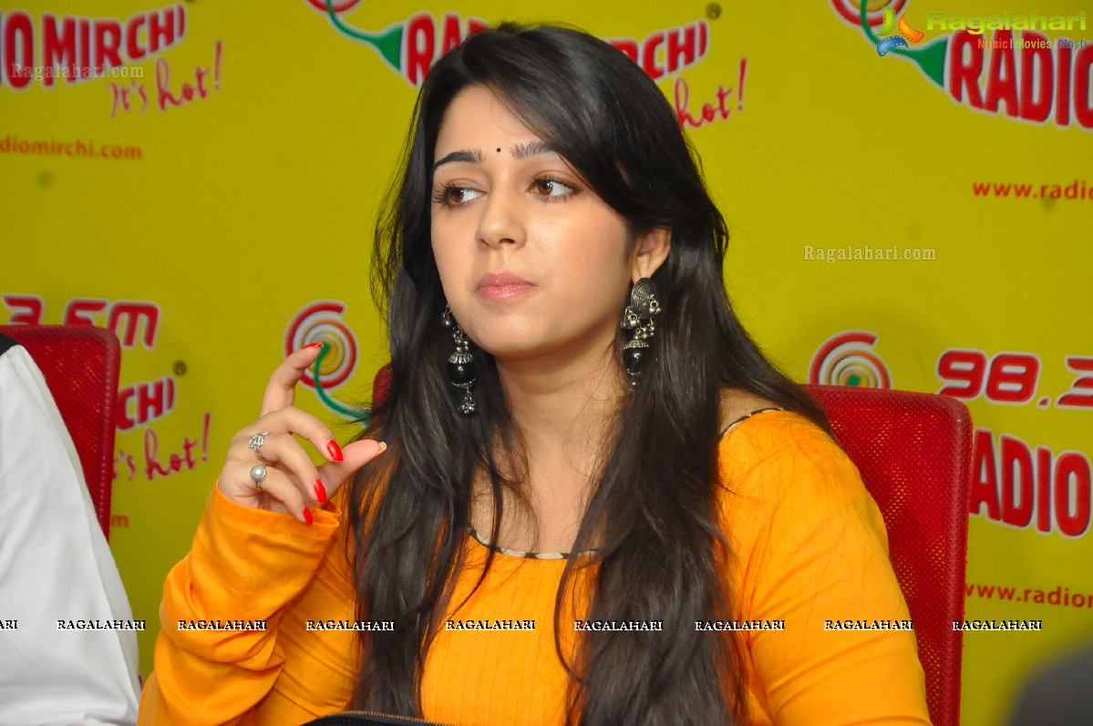 Charmme at Radio Mirchi for Prema Oka Maikam Audio Release, Photo Gallery