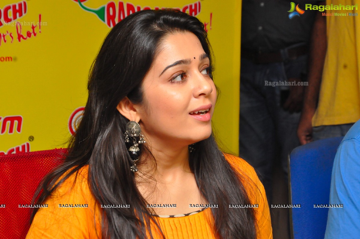 Charmme at Radio Mirchi for Prema Oka Maikam Audio Release, Photo Gallery